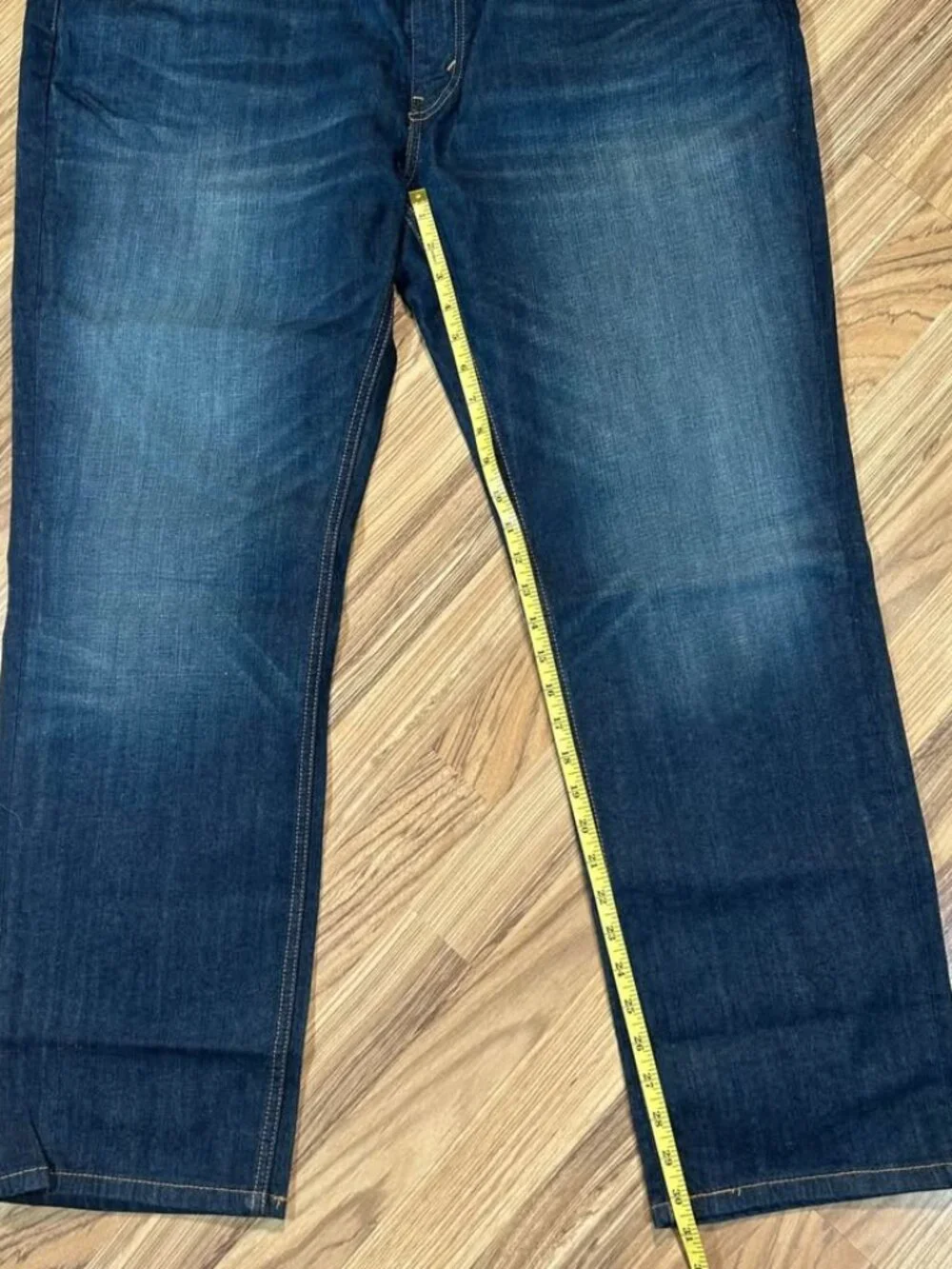 Levis 541 Jeans Mens 44x32 Blue Big & Tall Athletic Taper Dark Wash Stretch New